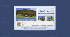 Desktop Screenshot of mahrhof.com