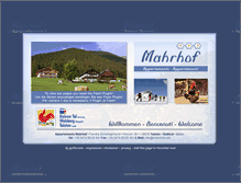 Tablet Screenshot of mahrhof.com